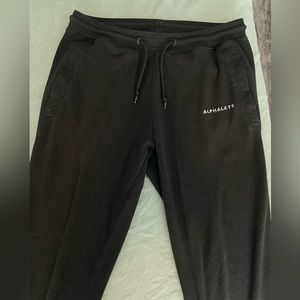 Men’s alphalete black sweats